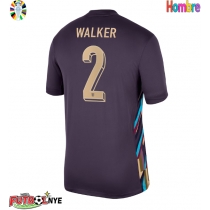 Camiseta Inglaterra Kyle Walker #2 Visitante Equipación Eurocopa 2024 manga corta